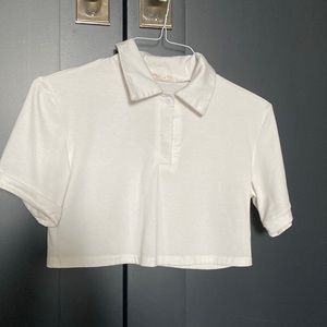 Cropped button up